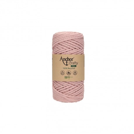 Rolo de linha Anchor Crafty fine nº 3, cor 115 rose - 250grs
